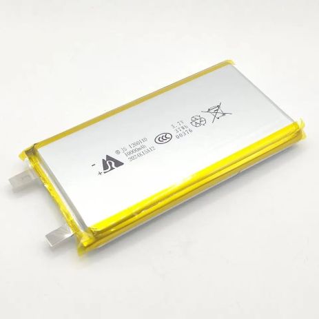 Аккумулятор литий-полимерный 10000 mAh 3.7v / 1260110 / 110x60x12 mm с клеммами