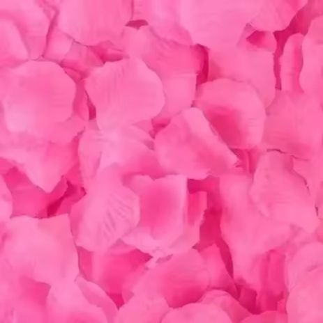 Пелюстки троянд штучні, упаковка 1000шт, Pink