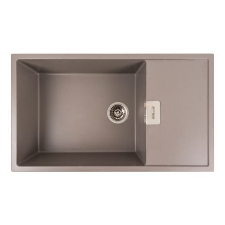 Гранітна мийка для кухні Platinum 8650 DIAMOND матова Дюна - Вишуканий стиль