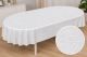 Скатерть виниловая овальная 140*300 см 7D/oval/z/white 203 Скатерть виниловая овальная 140*300 см 7D/oval/z/white 203