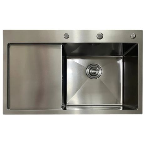 Мойка из нержавеющей стали MIXXUS MH7849R NANO-BLACK (3.0/0.8) цвет графит (MI7051) Мойка из нержавеющей стали MIXXUS MH7849R NANO-BLACK (3.0/0.8) цвет графит (MI7051)