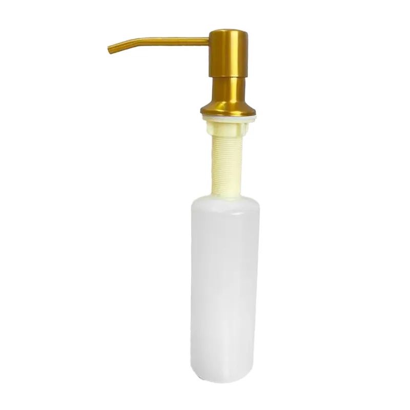 Дозатор для мийного засобу врізний Mixxus DIS-01.SUS Brushed Gold з SUS304 300 мл (кол.матове золото) (MI8224) Дозатор для мийного засобу врізний Mixxus DIS-01.SUS Brushed Gold з SUS304 300 мл (кол.матове золото) (MI8224)