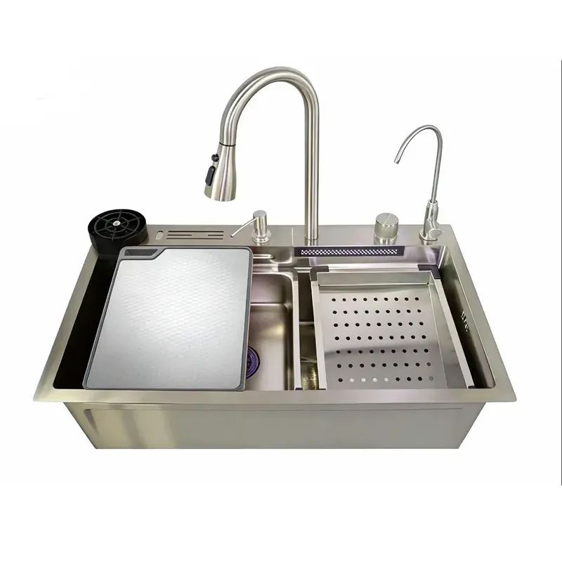 Мийка багатофункціональна Mixxus MH7546-SET-08 Micro Decor SS Color з вбудованим змішувачем з нерж. сталі (MI8458) Мийка багатофункціональна Mixxus MH7546-SET-08 Micro Decor SS Color з вбудованим змішувачем з нерж. сталі (MI8458)