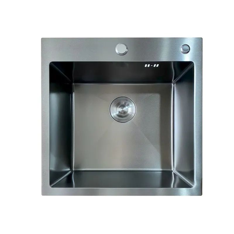 Мийка Mixxus MH5050 Micro Decor Graphite (3.0/0.8) з нерж. сталі (колір графіт) (MI8213) Мийка Mixxus MH5050 Micro Decor Graphite (3.0/0.8) з нерж. сталі (колір графіт) (MI8213)