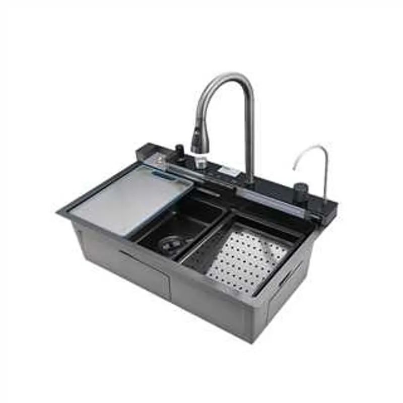 Мийка багатофункціональна Mixxus MH7546-SET-06 Micro Decor Graphite з вбудованим змішувачем з нерж.сталі (MI8414) Мийка багатофункціональна Mixxus MH7546-SET-06 Micro Decor Graphite з вбудованим змішувачем з нерж.сталі (MI8414)