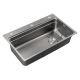 Мийка з нержавіючої сталі Mixxus MS6846-Set-01 Micro Decor Graphite (3.0/0.8) комплект (графіт) (MI8388)