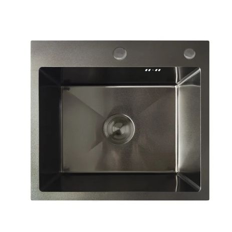 Мийка з нержавіючої сталі Mixxus MH5045 Decor Graphite (3.0/0.8) колір графіт (MI8310)