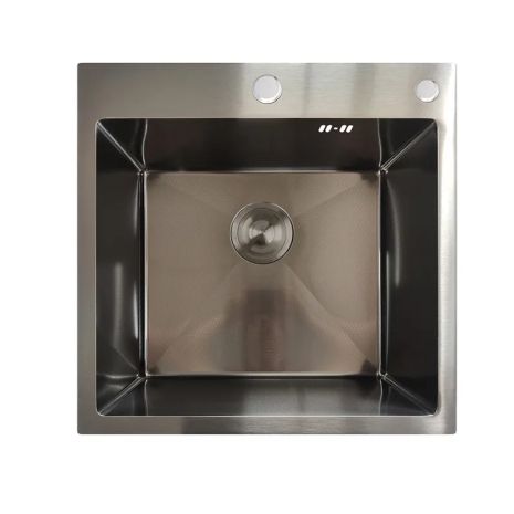 Мийка Mixxus MH5050 Decor Nano-Black з нерж. сталі (колір графіт) (MX1929)