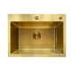 Мийка Mixxus MH5843 Micro Decor Brushed Gold (3.0/0.8) з нерж. сталі (колір матове золото) (MI8218) Мийка Mixxus MH5843 Micro Decor Brushed Gold (3.0/0.8) з нерж. сталі (колір матове золото) (MI8218)