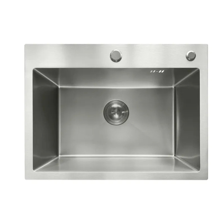 Мойка кухонная Mixxus MH5843 Micro Decor SS Color (3.0/0.8) из нержавеющей стали, цвет нержавейка (MI8216)
