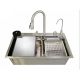 Мийка багатофункціональна Mixxus MH7546-SET-08 Decor SS Color з вбудованим змішувачем з нерж. сталі (MI8457)