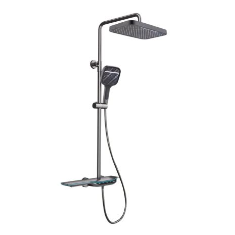 Душевая колонна с термостатическим смесителем Mixxus Premium SPACE-009-J Graphite, 3 режима (MI6542) Душевая колонна с термостатическим смесителем Mixxus Premium SPACE-009-J Graphite, 3 режима (MI6542)