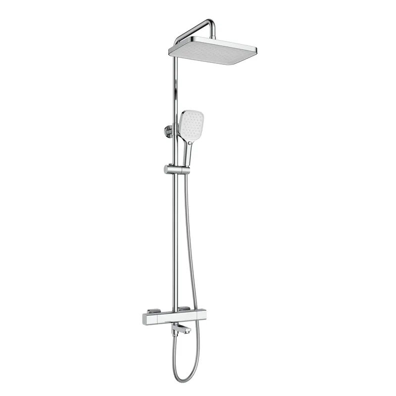 Душова колонка Mixxus Premium VIRGO 009-J з термостатом, 3 функції, хром (MI6645) Душова колонка Mixxus Premium VIRGO 009-J з термостатом, 3 функції, хром (MI6645)