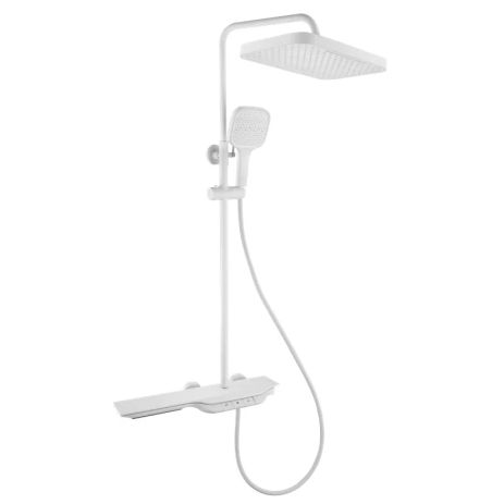 Душевая колонна с термостатическим смесителем Mixxus Premium SPACE-009-J White, 3 режима (MI6543) Душевая колонна с термостатическим смесителем Mixxus Premium SPACE-009-J White, 3 режима (MI6543)