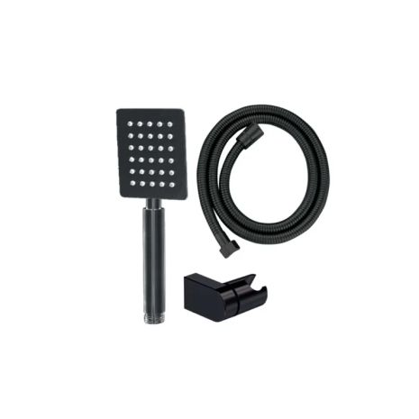 Душевой набор Mixxus Shower SET-02.SUS Black (шланг, лейка, кронштейн) из нерж. стали (MI6159) Душевой набор Mixxus Shower SET-02.SUS Black (шланг, лейка, кронштейн) из нерж. стали (MI6159)