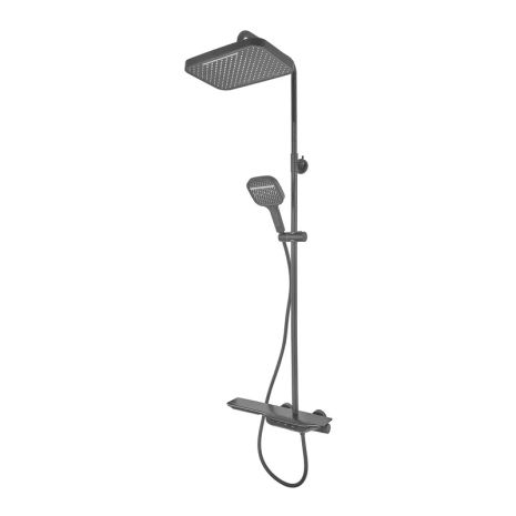 Душевая колонна с термостатическим смесителем MIXXUS PREMIUM SPACE-009-J BLACK с кнопочным переключателем, 3 режима (MI7011) Душевая колонна с термостатическим смесителем MIXXUS PREMIUM SPACE-009-J BLACK с кнопочным переключателем, 3 режима (MI7011)