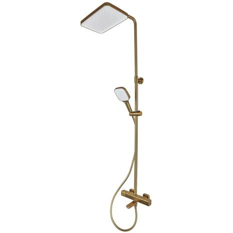 Душевая колонна Mixxus Premium VIRGO 009-J BRUSHED GOLD с термостатическим смесителем,3 функции (MI6649) Душевая колонна Mixxus Premium VIRGO 009-J BRUSHED GOLD с термостатическим смесителем,3 функции (MI6649)