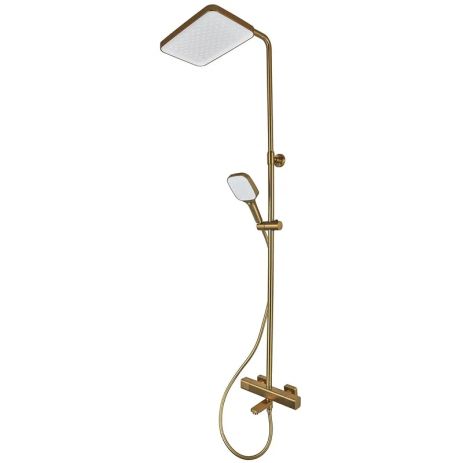 Душевая колонна Mixxus Premium VIRGO 009-J BRUSHED GOLD с термостатическим смесителем,3 функции (MI6649) Душевая колонна Mixxus Premium VIRGO 009-J BRUSHED GOLD с термостатическим смесителем,3 функции (MI6649)