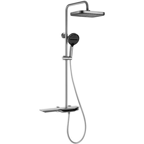 Душевая колонна с термостатическим смесителем MIXXUS PREMIUM SPACE-009-J CHROME с кнопочным переключателем, 3 режима (MI7012) Душевая колонна с термостатическим смесителем MIXXUS PREMIUM SPACE-009-J CHROME с кнопочным переключателем, 3 режима (MI7012)