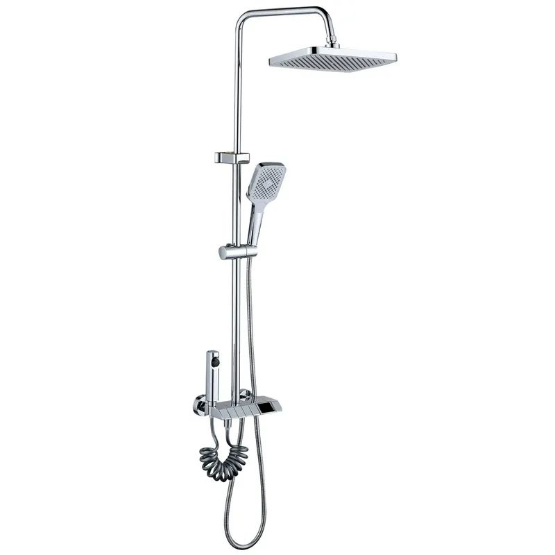 Душевая колонна со смесителем Mixxus Premium NEPTUNE 009-J с кнопкой переключения,4 режима (MI6832) Душевая колонна со смесителем Mixxus Premium NEPTUNE 009-J с кнопкой переключения,4 режима (MI6832)
