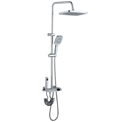Душевая колонна Mixxus Premium NEPTUNE 009-J со смесителем, 4 режима, хром (MI6832) Душевая колонна Mixxus Premium NEPTUNE 009-J со смесителем, 4 режима, хром (MI6832)