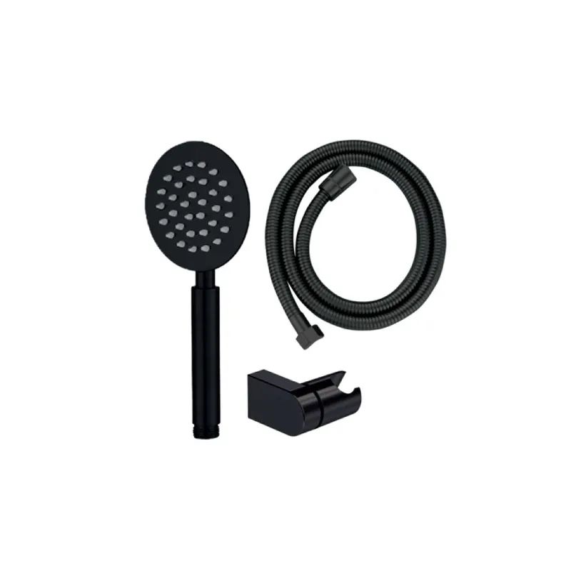Душевой набор Mixxus Shower SET-01.SUS Black (шланг, лейка, кронштейн) из нерж. стали (MI6158) Душевой набор Mixxus Shower SET-01.SUS Black (шланг, лейка, кронштейн) из нерж. стали (MI6158)
