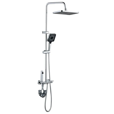 Душевая колонна Mixxus Premium MARLIN 009-J со смесителем, хром, 4 режима (MI6830) Душевая колонна Mixxus Premium MARLIN 009-J со смесителем, хром, 4 режима (MI6830)
