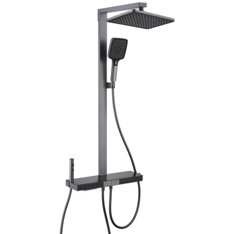 Душевая колонна с термостатическим смесителем Mixxus Premium Next-009-J Graphite, 4 режима (MI6544) Душевая колонна с термостатическим смесителем Mixxus Premium Next-009-J Graphite, 4 режима (MI6544)