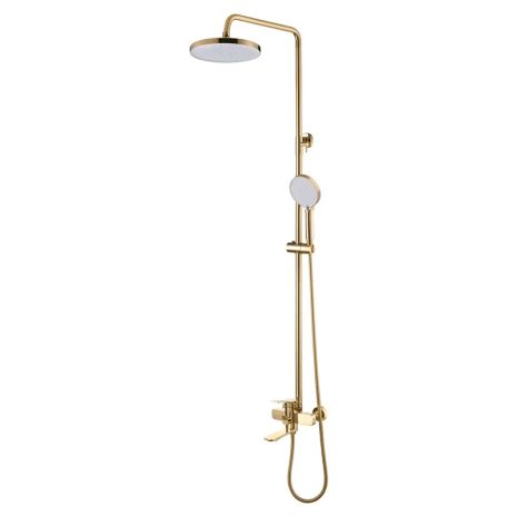 Душевая колонна со смесителем Mixxus Wilson 009-J Brushed Gold (Цвет матовое золото) (MI7124)