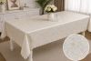 Скатерть виниловая на большой стол 140×300 см с узором 7D/d/beige 304 Скатерть виниловая на большой стол 140×300 см с узором 7D/d/beige 304