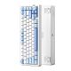 Беспроводная механическая клавиатура MCHOSE G75 V2 Blue, Ice Blue Switch, RGB, Bluetooth/2.4G/USB-C, 75%, PBT, 10000 мАч Беспроводная механическая клавиатура MCHOSE G75 V2 Blue, Ice Blue Switch, RGB, Bluetooth/2.4G/USB-C, 75%, PBT, 10000 мАч