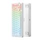 Беспроводная механическая клавиатура MCHOSE G75 V2 Solid white, Ice Blue Switch, RGB, Bluetooth/2.4G/USB-C, 75%, PBT, 10000 мАч