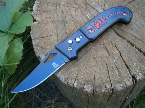 Ніж автоматичний викидний Red Scorpion «Скорпіон» 20,5 см