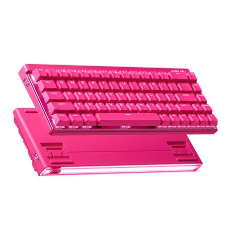 Игровая механическая клавиатура MCHOSE Ace 68 Air 2 Berry Red, магнитные переключатели Mount Tai GT Hall Effect, RGB, USB Игровая механическая клавиатура MCHOSE Ace 68 Air 2 Berry Red, магнитные переключатели Mount Tai GT Hall Effect, RGB, USB