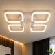 Светодиодная люстра VALESO G 2589/4 WT 56W с затемнением, Пульт: 2.4G