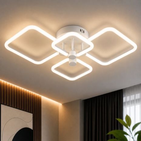 LED люстра VALESO G 2589/2+2 WT 72W, 3000K-6500K, с пультом 2.4G LED люстра VALESO G 2589/2+2 WT 72W, 3000K-6500K, с пультом 2.4G
