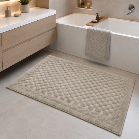 Коврик в ванную 80*120 см Elegant Vonaldi beige 153 Коврик в ванную 80*120 см Elegant Vonaldi beige 153
