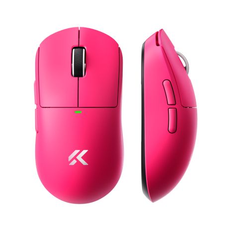 Ігрова бездротова миша MCHOSE A5 V3 PAW3395, 56 г, 8K, Bluetooth+2.4 ГГц+USB, RGB, червона