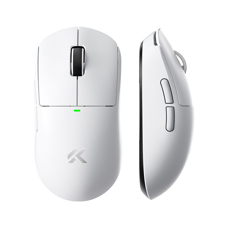 Игровая беспроводная мышь MCHOSE A5 V3 PAW3395, 56 г, 8K, Bluetooth+2.4 ГГц+USB, RGB, белая Игровая беспроводная мышь MCHOSE A5 V3 PAW3395, 56 г, 8K, Bluetooth+2.4 ГГц+USB, RGB, белая