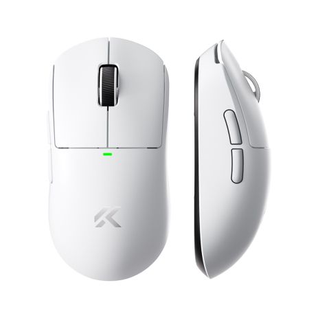 Игровая беспроводная мышь MCHOSE A5 V3 PAW3395, 56 г, 8K, Bluetooth+2.4 ГГц+USB, RGB, белая Игровая беспроводная мышь MCHOSE A5 V3 PAW3395, 56 г, 8K, Bluetooth+2.4 ГГц+USB, RGB, белая