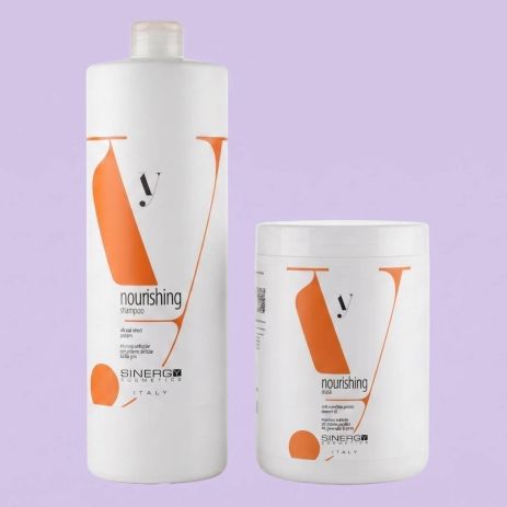 Набір Sinergy Nourishing DUO L1 шампунь і маска для сухого і пошкоджеого волосся, 2х1000 мл