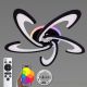 Люстра потолочная светодиодная с музыкальной колонкой и RGB подсветкой для гостиной и спальни VALESO YZD1274 Люстра потолочная светодиодная с музыкальной колонкой и RGB подсветкой для гостиной и спальни VALESO YZD1274