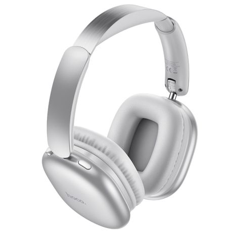 Навушники HOCO Graceful BT headphones W73 | BT6.0, TF / AUX, 45h, App | silver