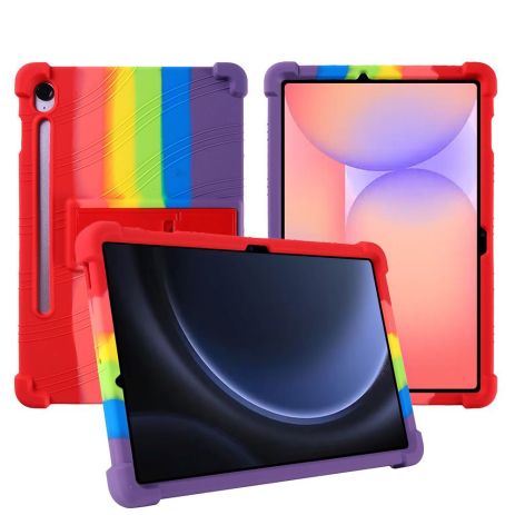 Чехол SoftGel Kids дитячий для Samsung Galaxy Tab S10 Lite/S10 FE/S9 10.9 Веселковий