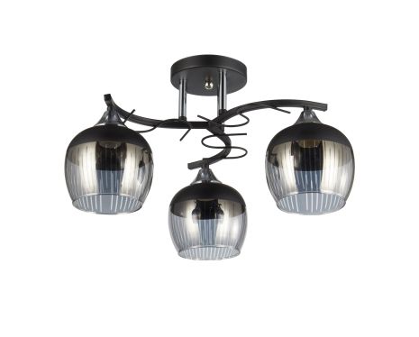 Люстра декоративные INTEREES V 5004-3 BK+CR Люстра декоративные INTEREES V 5004-3 BK+CR