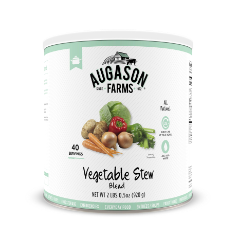 Сублимированная смесь тушеных овощей Augason farms, 40 порций, 25 лет срок хранения Сублимированная смесь тушеных овощей Augason farms, 40 порций, 25 лет срок хранения