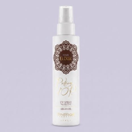 Спрей для волос Sinergy Cosmetics Potion D'or UV Spray Protective с УФ-защитой и аргановым маслом, 150 мл Спрей для волос Sinergy Cosmetics Potion D'or UV Spray Protective с УФ-защитой и аргановым маслом, 150 мл