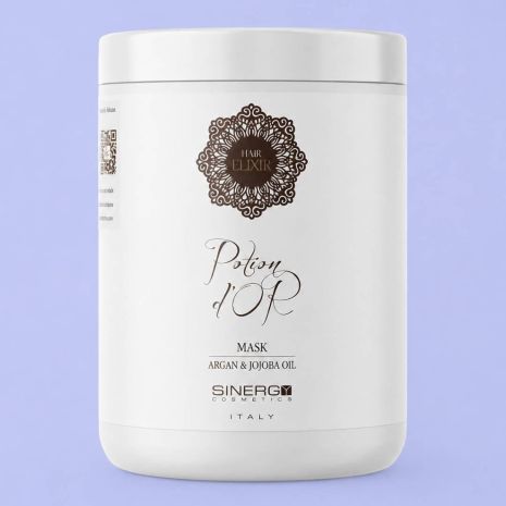 Маска Sinergy Potion D'or Mask с маслом арганы и жожоба для питания и восстановления поврежденных волос, 1000 мл Маска Sinergy Potion D'or Mask с маслом арганы и жожоба для питания и восстановления поврежденных волос, 1000 мл