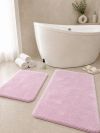 Набір килимків для ванної та туалету Softmicro 60x100/50x60 см (07004 Pink) Набір килимків для ванної та туалету Softmicro 60x100/50x60 см (07004 Pink)