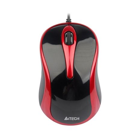 Комп'ютерна мишка A4Tech N-350 (N-350-2) чорно-червона Комп'ютерна мишка A4Tech N-350 (N-350-2) чорно-червона
